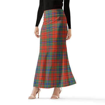 MacLean of Duart Ancient Tartan Womens Full Length Skirt