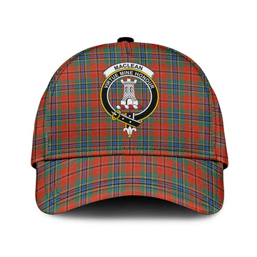 MacLean of Duart Ancient Tartan Classic Cap with Family Crest