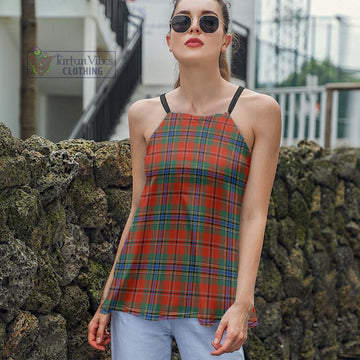 MacLean of Duart Ancient Tartan Loose Halter Neck Camisole