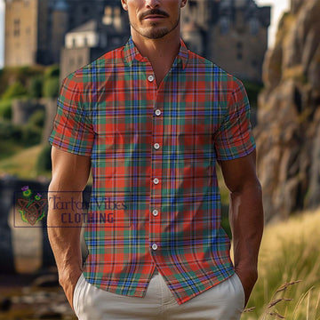 MacLean of Duart Ancient Tartan Cotton Hawaiian Shirt