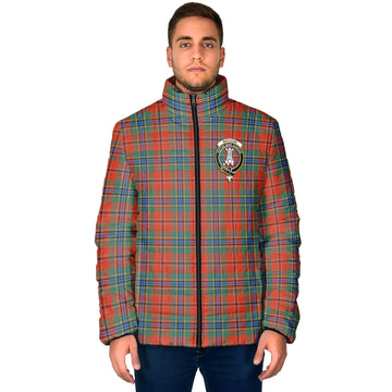 MacLean of Duart Ancient Tartan Padded Jacket with Family Crest