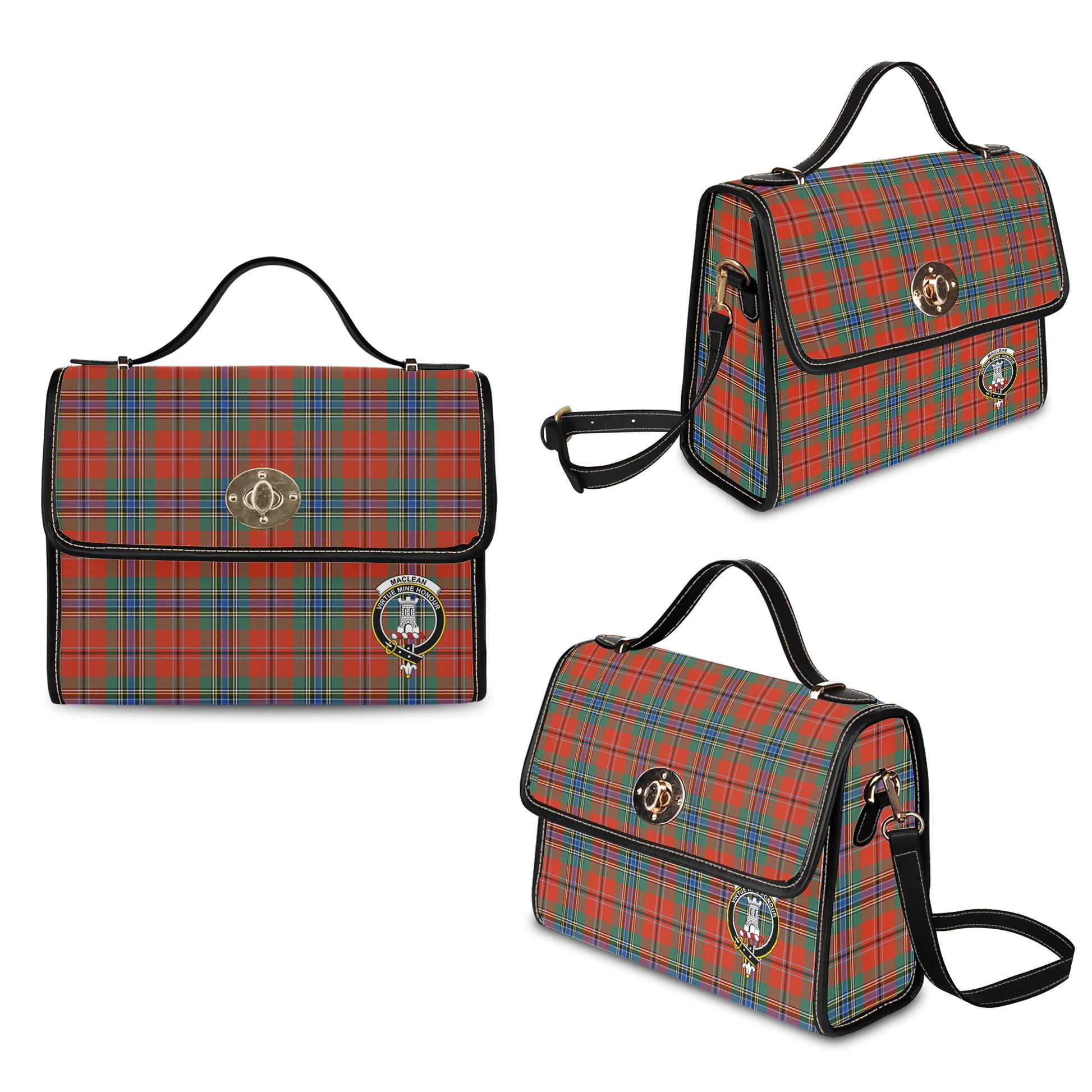 maclean-of-duart-ancient-tartan-leather-strap-waterproof-canvas-bag-with-family-crest