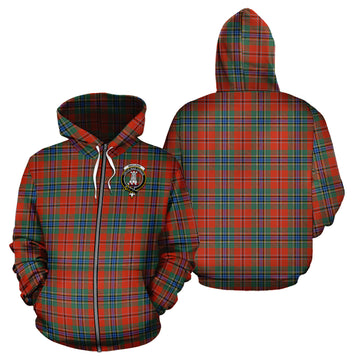 MacLean of Duart Ancient Tartan Hoodie with Family Crest