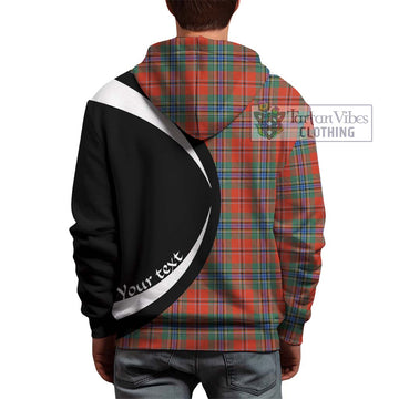 MacLean of Duart Ancient Tartan Hoodie with Family Crest Circle Style