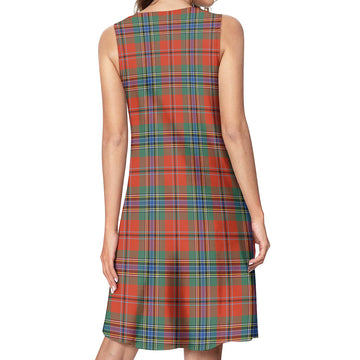 MacLean of Duart Ancient Tartan Womens Casual Dresses