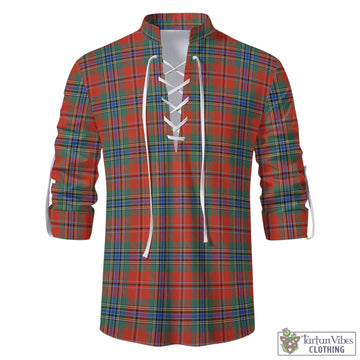 MacLean of Duart Ancient Tartan Men's Scottish Traditional Jacobite Ghillie Kilt Shirt