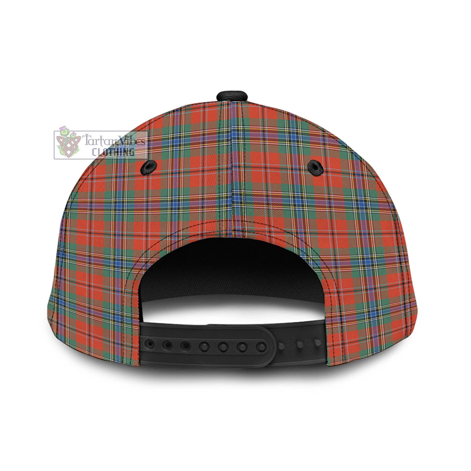 Tartan Vibes Clothing MacLean of Duart Ancient Tartan Classic Cap with Family Crest In Me Style