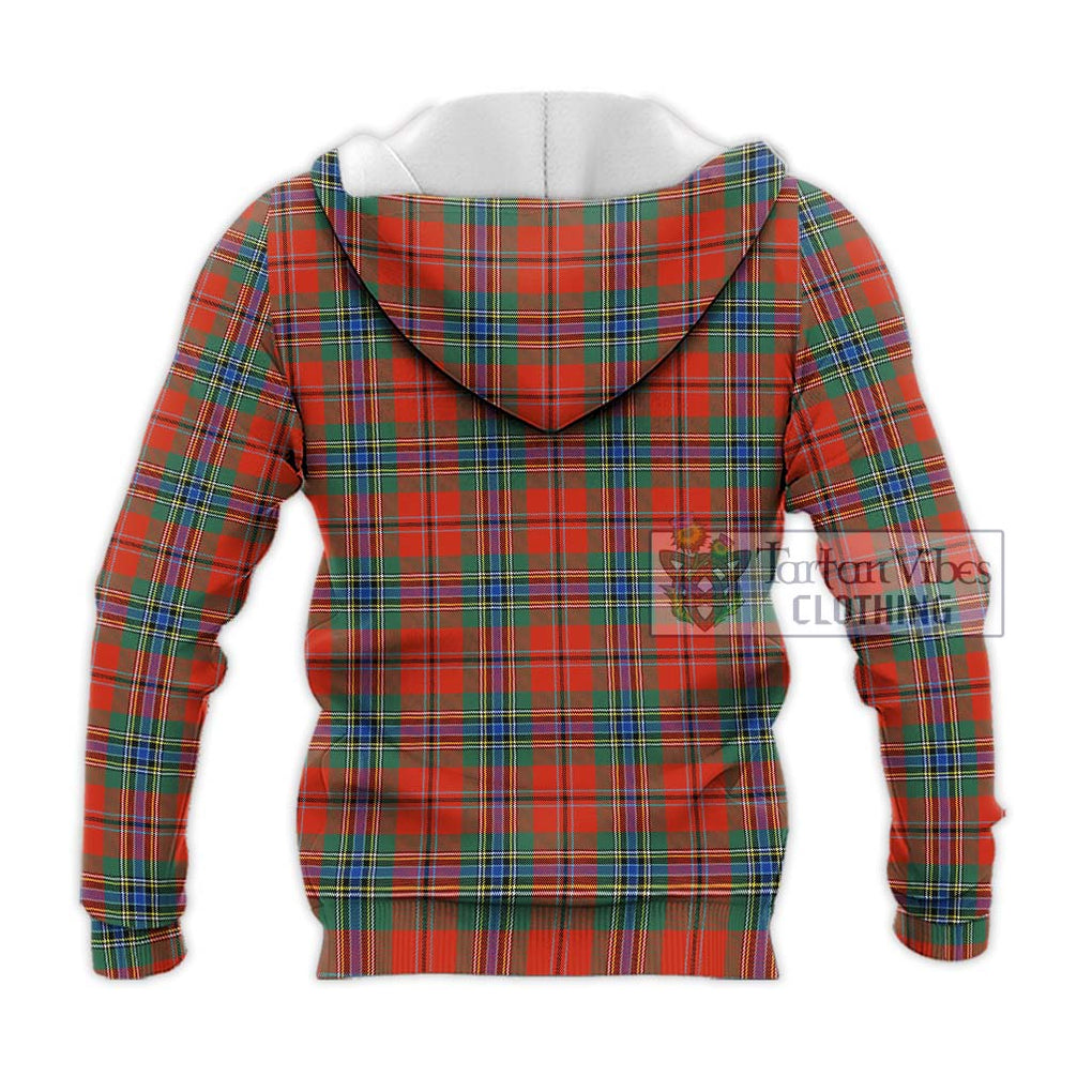 MacLean of Duart Ancient Tartan Knitted Hoodie with Family Crest DNA In Me Style - Tartanvibesclothing Shop