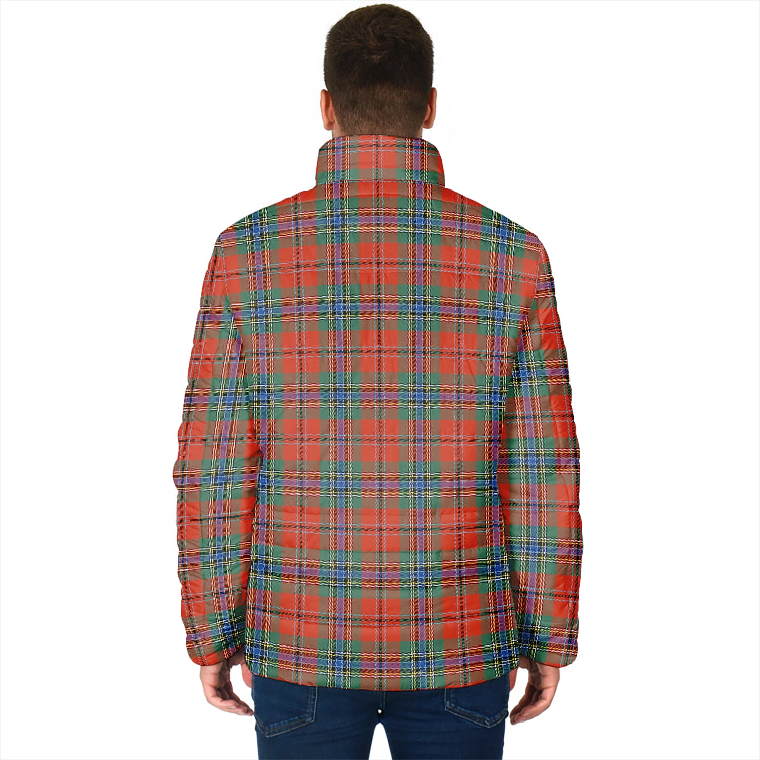 MacLean of Duart Ancient Tartan Padded Jacket - Tartan Vibes Clothing