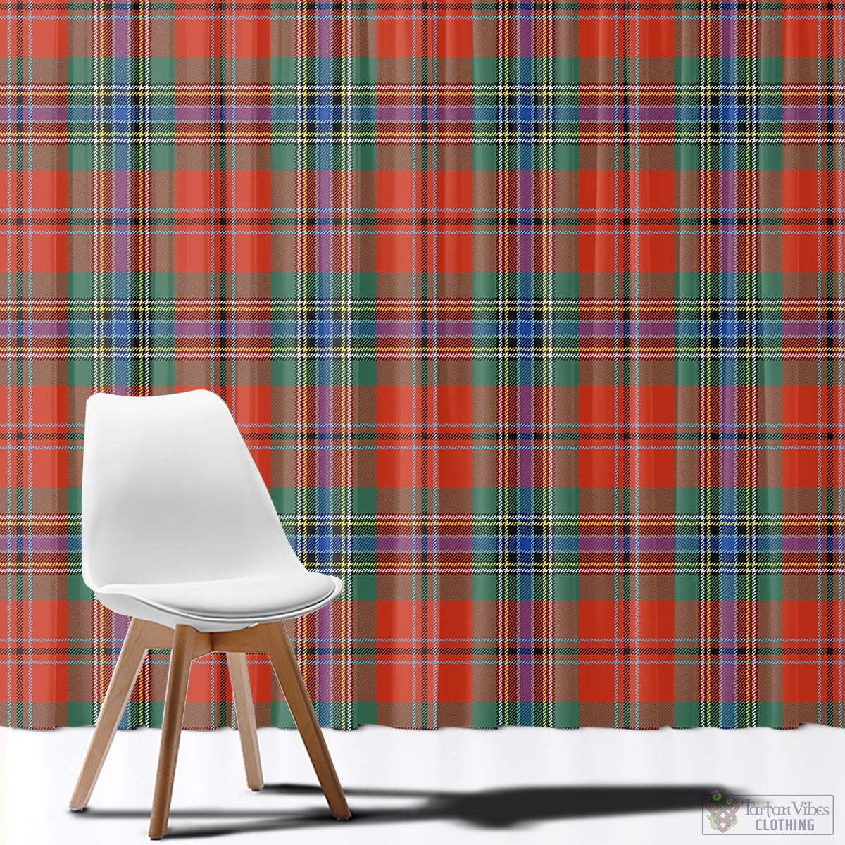 MacLean of Duart Ancient Tartan Window Curtain