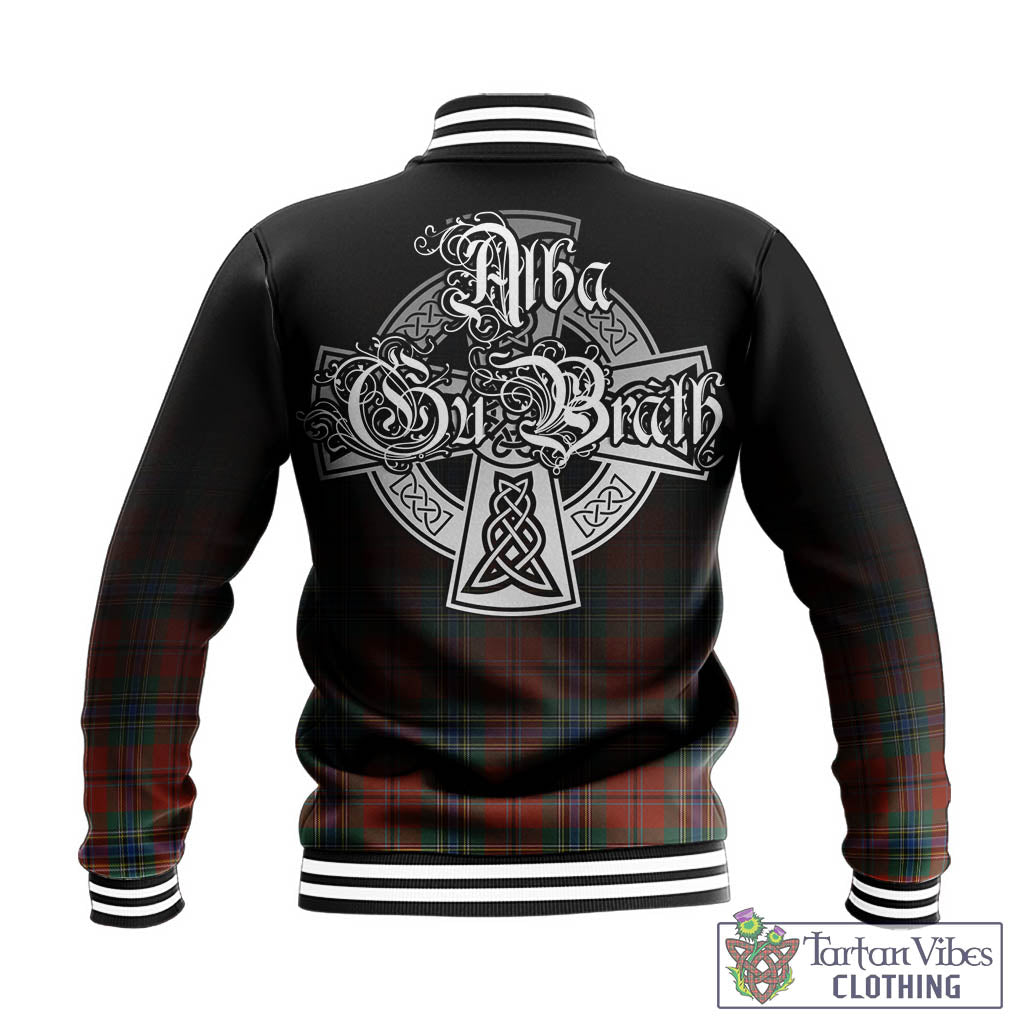 Tartan Vibes Clothing MacLean of Duart Ancient Tartan Baseball Jacket Featuring Alba Gu Brath Family Crest Celtic Inspired