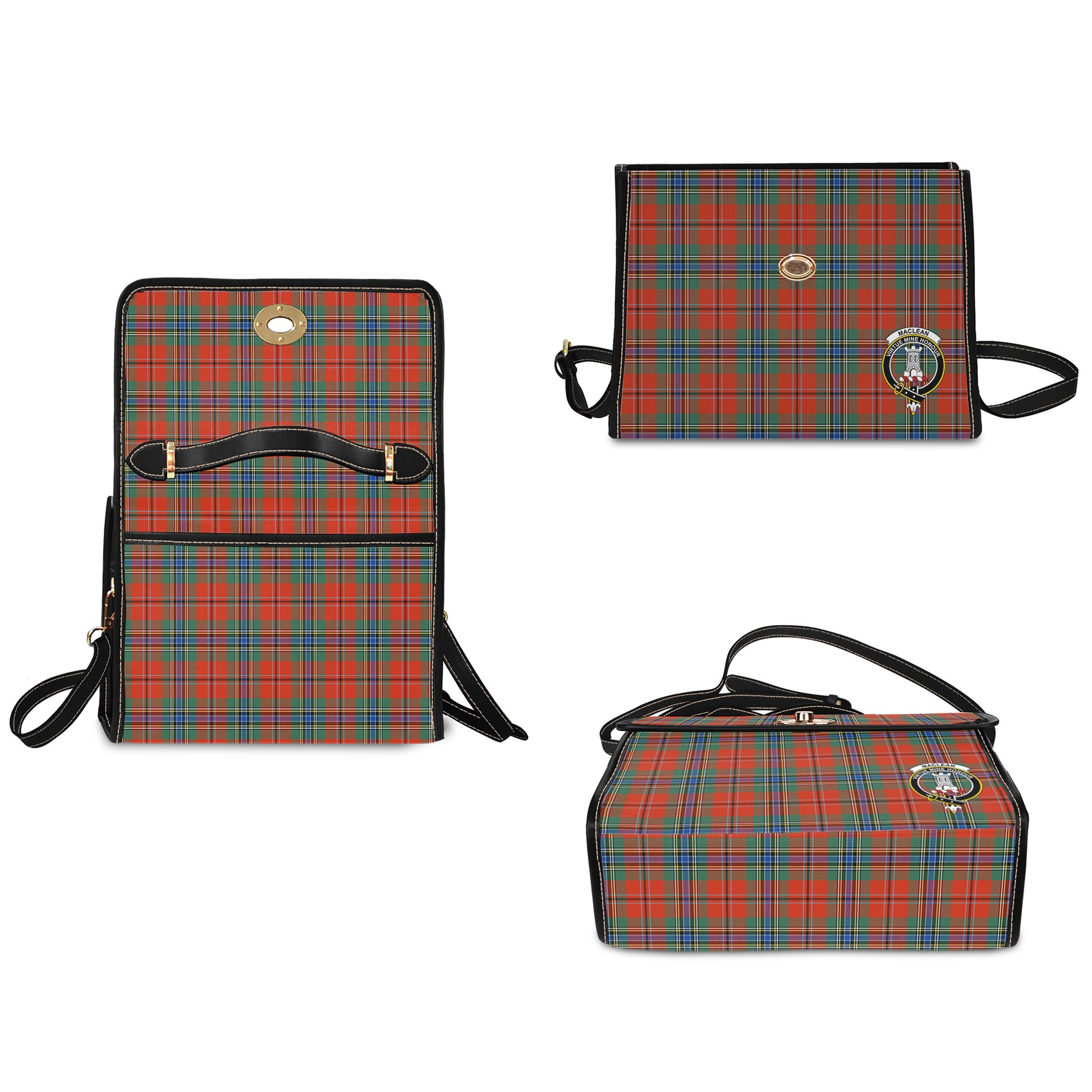 maclean-of-duart-ancient-tartan-leather-strap-waterproof-canvas-bag-with-family-crest