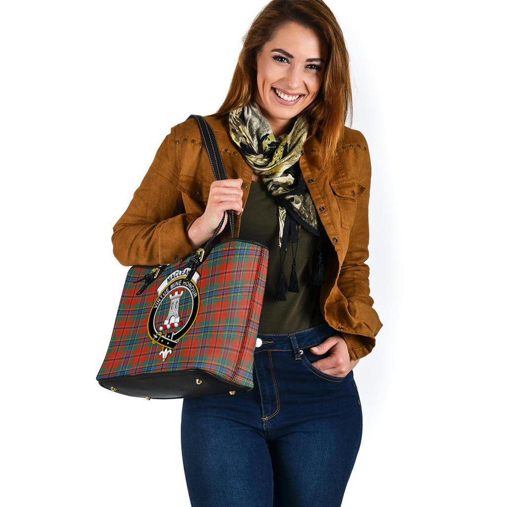 maclean-of-duart-ancient-tartan-leather-tote-bag-with-family-crest