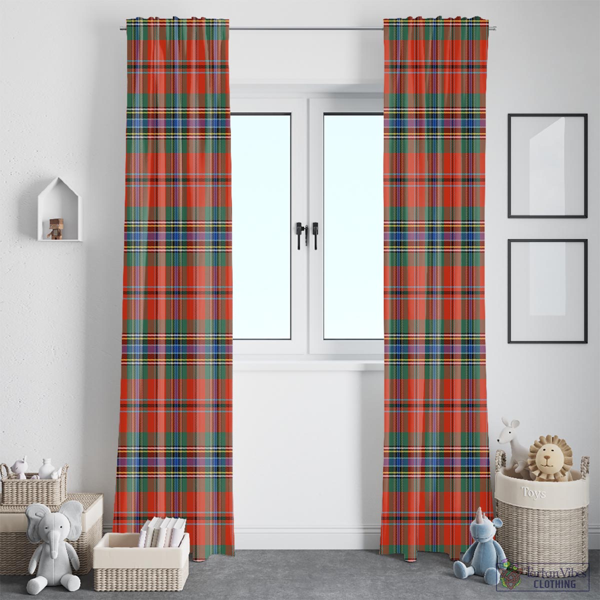 MacLean of Duart Ancient Tartan Window Curtain