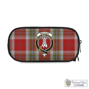 MacLean of Duart Dress Red Tartan Pen and Pencil Case with Family Crest