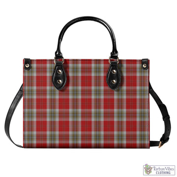 MacLean of Duart Dress Red Tartan Luxury Leather Handbags