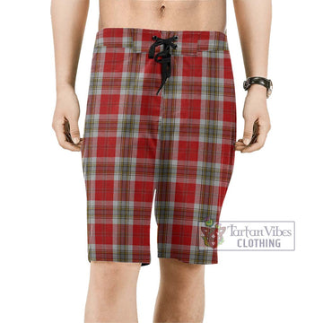 MacLean of Duart Dress Red Tartan Men's Board Shorts