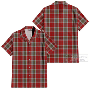 MacLean of Duart Dress Red Tartan Cotton Hawaiian Shirt