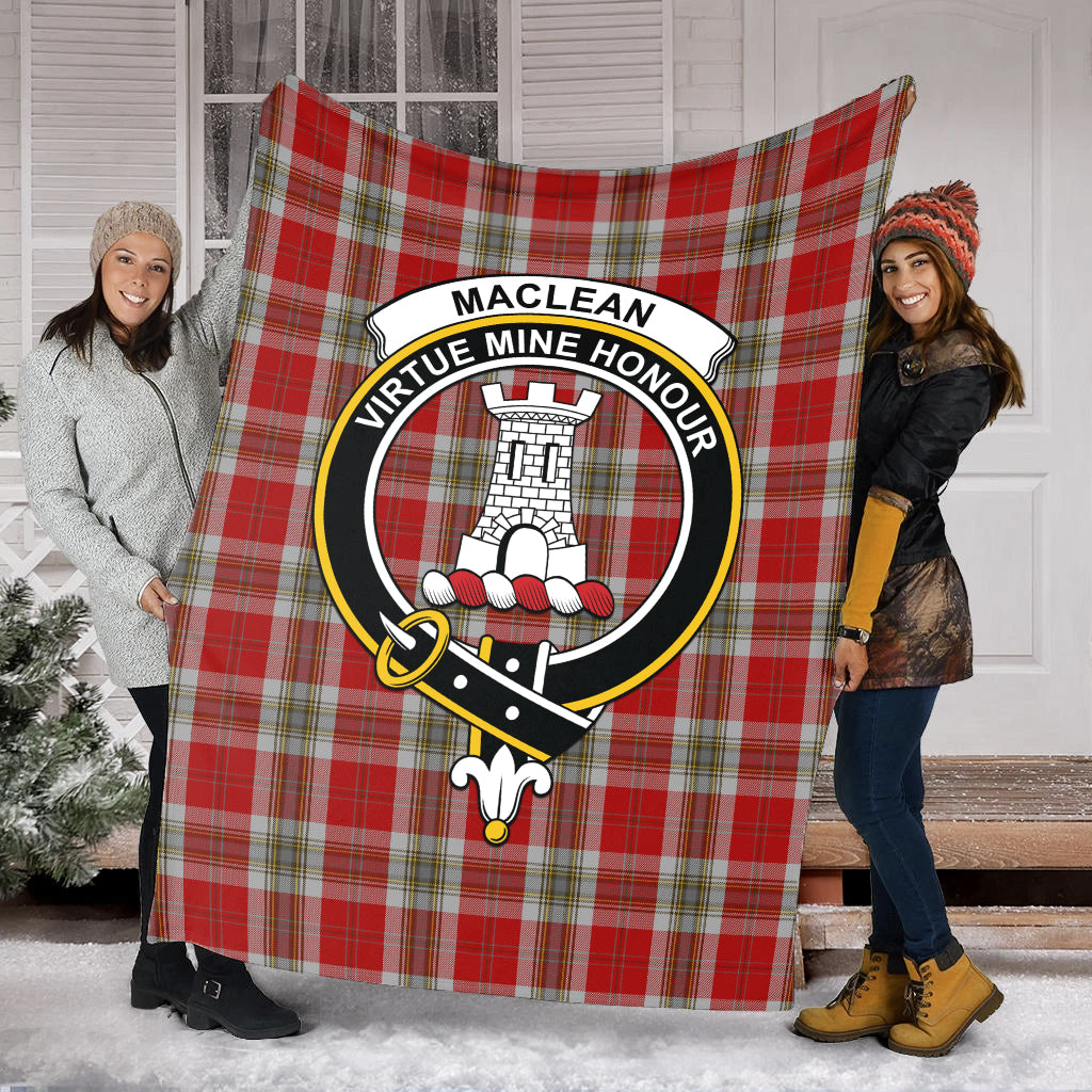 maclean-of-duart-dress-red-tartab-blanket-with-family-crest