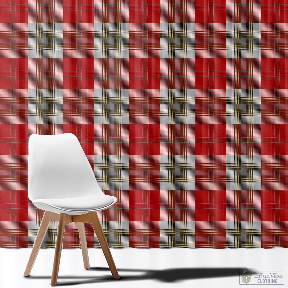 MacLean of Duart Dress Red Tartan Window Curtain