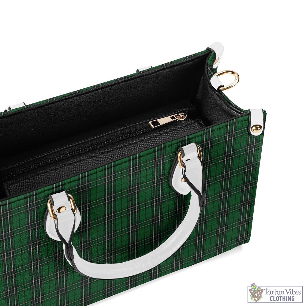 Tartan Vibes Clothing MacLean of Duart Hunting Tartan Luxury Leather Handbags