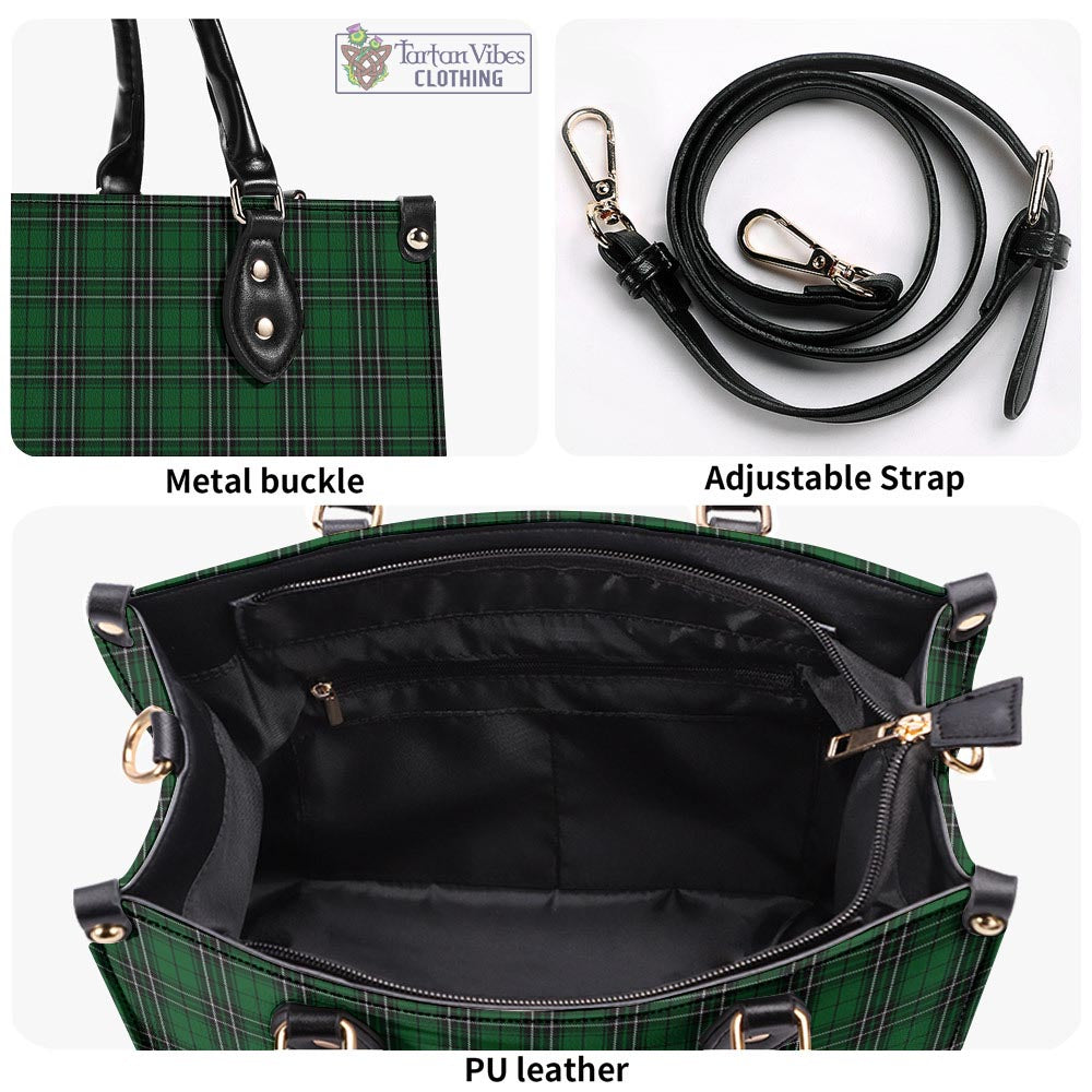 Tartan Vibes Clothing MacLean of Duart Hunting Tartan Luxury Leather Handbags