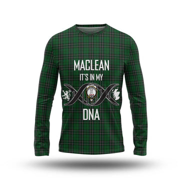 MacLean of Duart Hunting Tartan Long Sleeve T-Shirt with Family Crest DNA In Me Style