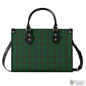 MacLean of Duart Hunting Tartan Luxury Leather Handbags