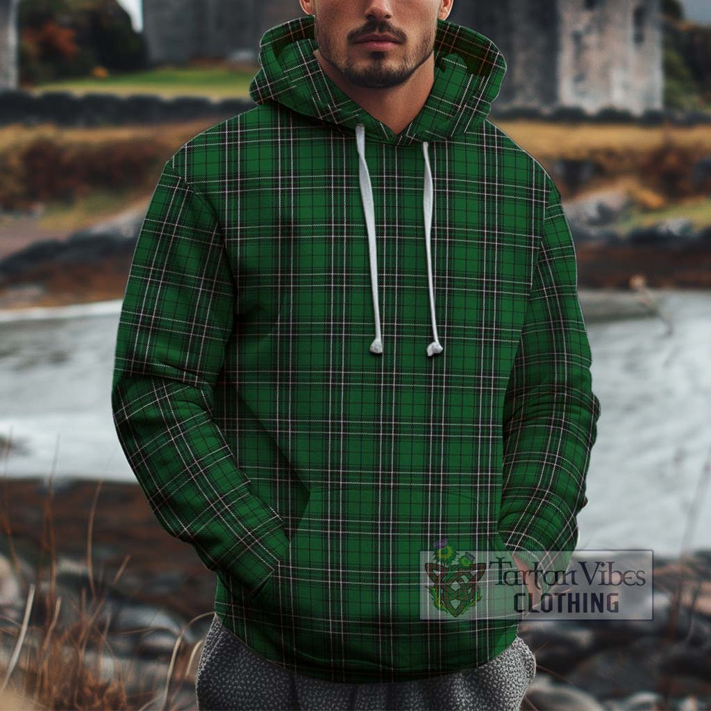 MacLean of Duart Hunting Tartan Cotton Hoodie Pullover Hoodie XS - Tartan Vibes Clothing