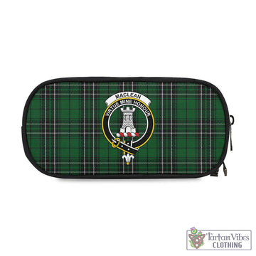 MacLean of Duart Hunting Tartan Pen and Pencil Case with Family Crest