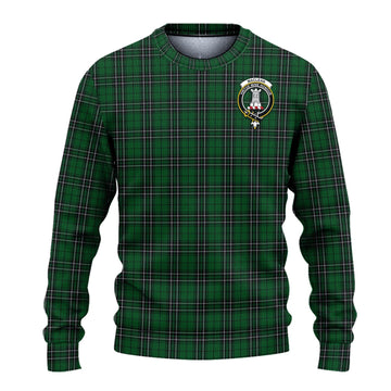 MacLean of Duart Hunting Tartan Ugly Sweater with Family Crest