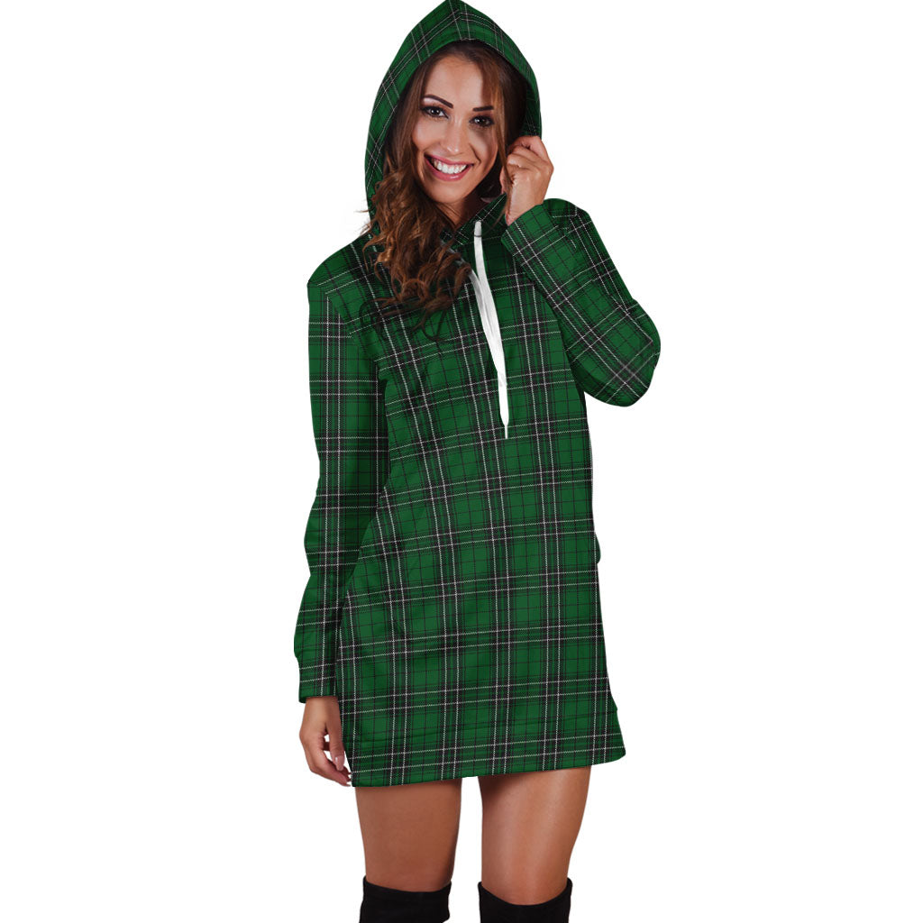 MacLean of Duart Hunting Tartan Hoodie Dress - Tartan Vibes Clothing