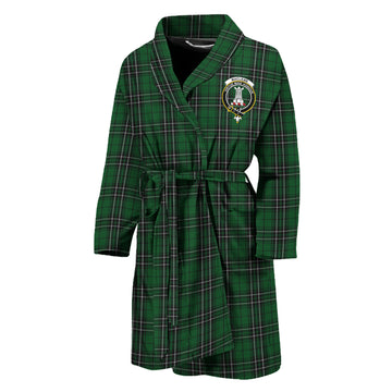 MacLean of Duart Hunting Tartan Bathrobe with Family Crest