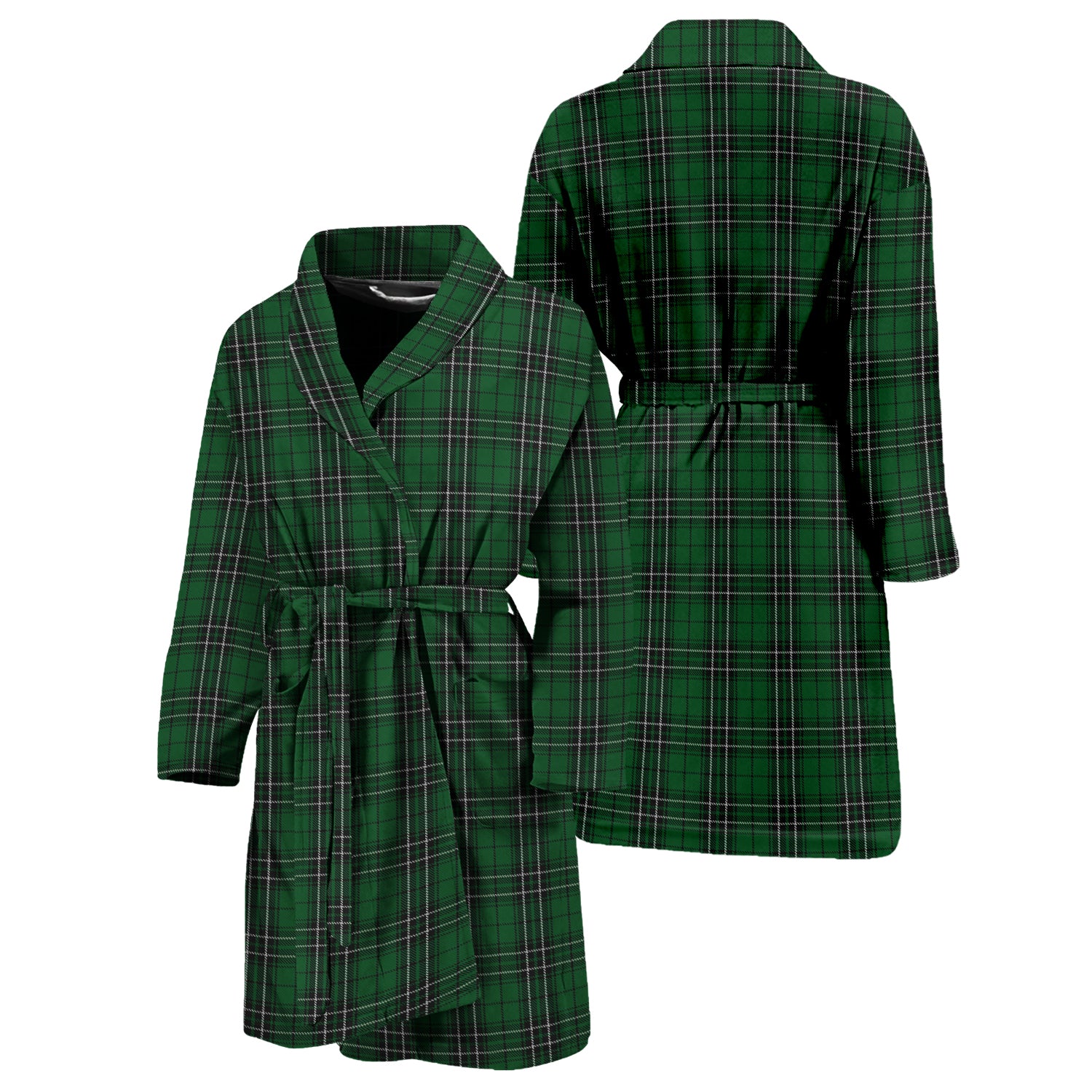 MacLean of Duart Hunting Tartan Bathrobe Unisex M - Tartan Vibes Clothing