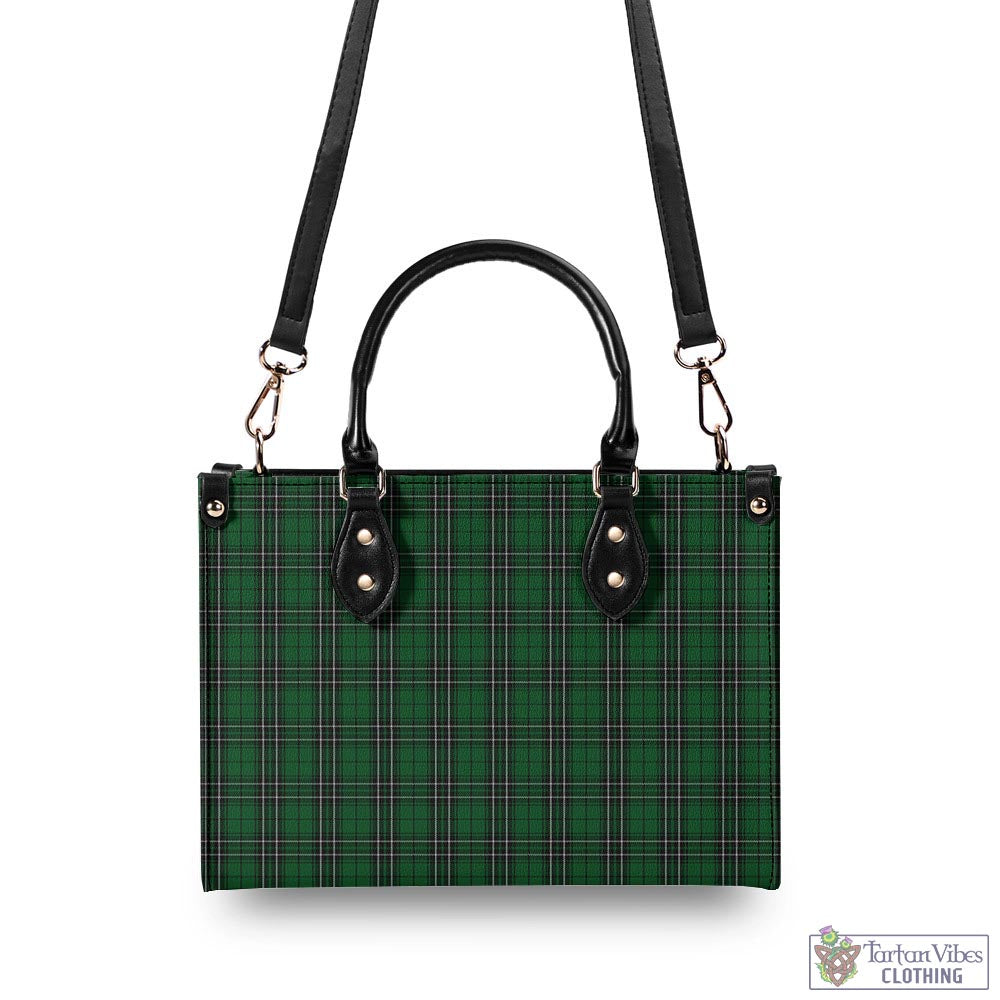 Tartan Vibes Clothing MacLean of Duart Hunting Tartan Luxury Leather Handbags