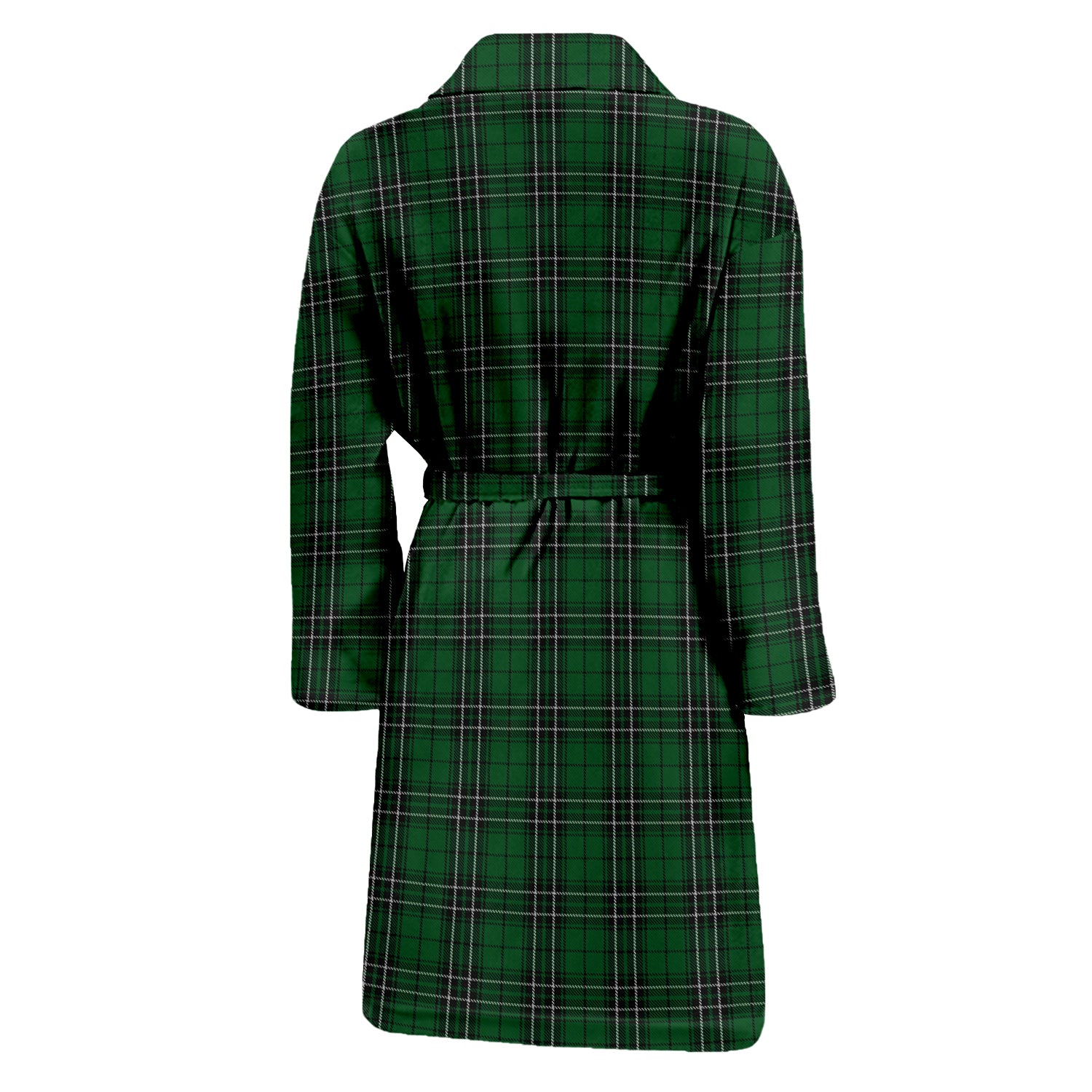 MacLean of Duart Hunting Tartan Bathrobe with Family Crest - Tartan Vibes Clothing