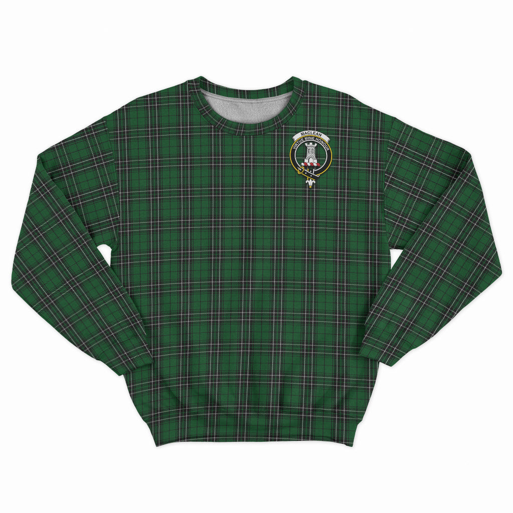 MacLean of Duart Hunting Tartan Sweatshirt with Family Crest - Tartan Vibes Clothing