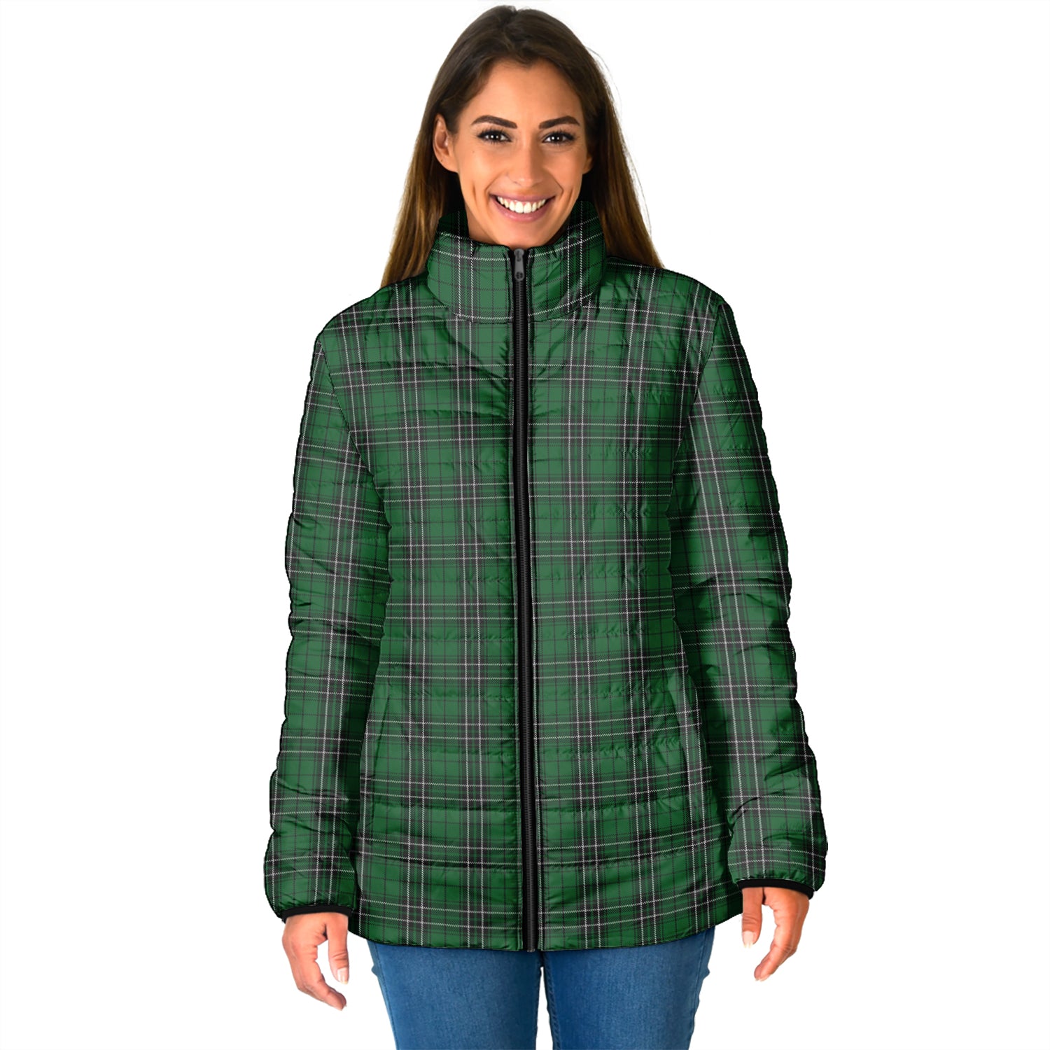 MacLean of Duart Hunting Tartan Padded Jacket - Tartan Vibes Clothing