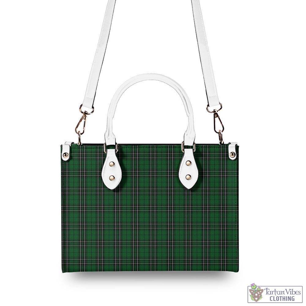 Tartan Vibes Clothing MacLean of Duart Hunting Tartan Luxury Leather Handbags