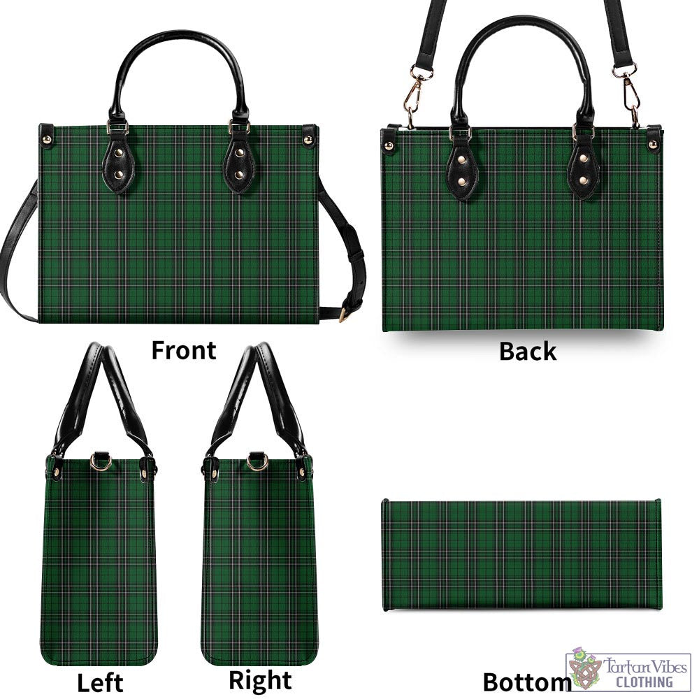 Tartan Vibes Clothing MacLean of Duart Hunting Tartan Luxury Leather Handbags