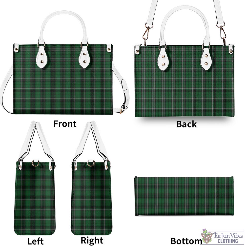 Tartan Vibes Clothing MacLean of Duart Hunting Tartan Luxury Leather Handbags