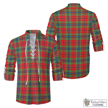 MacLean of Duart Modern Tartan Men's Scottish Traditional Jacobite Ghillie Kilt Shirt