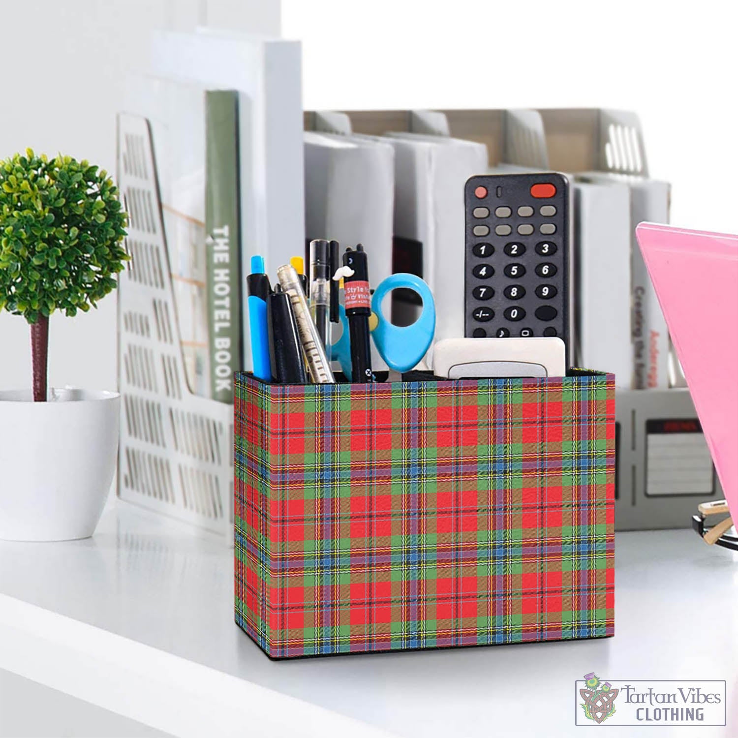 Tartan Vibes Clothing MacLean of Duart Modern Tartan Pen Holder