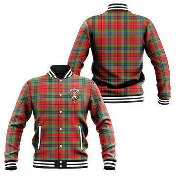 MacLean of Duart Modern Tartan Baseball Jacket with Family Crest