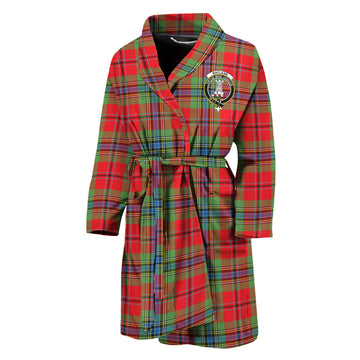 MacLean of Duart Modern Tartan Bathrobe with Family Crest