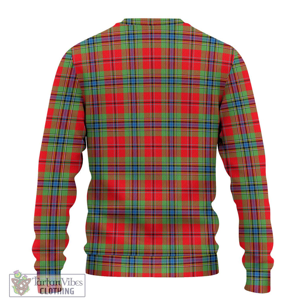 MacLean of Duart Modern Tartan Knitted Sweater with Family Crest DNA In Me Style - Tartanvibesclothing Shop