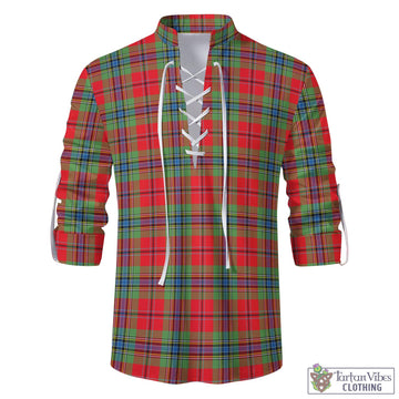 MacLean of Duart Modern Tartan Men's Scottish Traditional Jacobite Ghillie Kilt Shirt