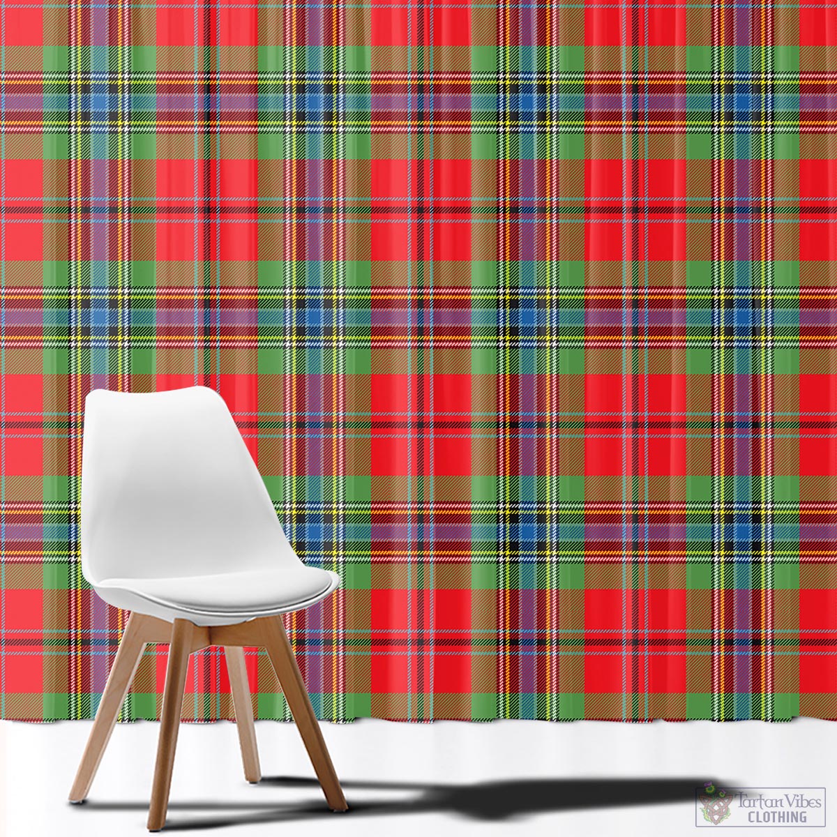 MacLean of Duart Modern Tartan Window Curtain