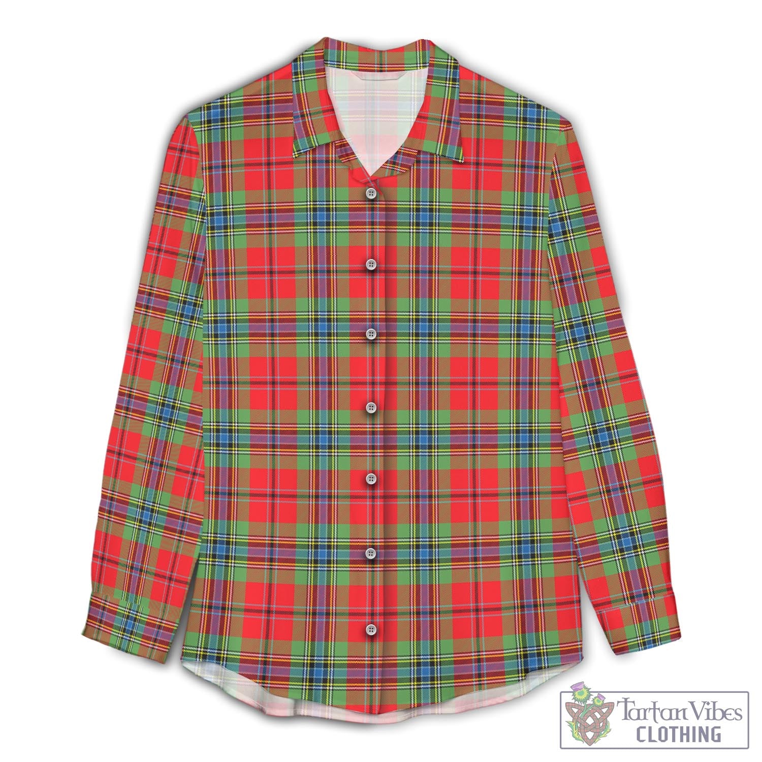 MacLean of Duart Modern Tartan Womens Casual Shirt