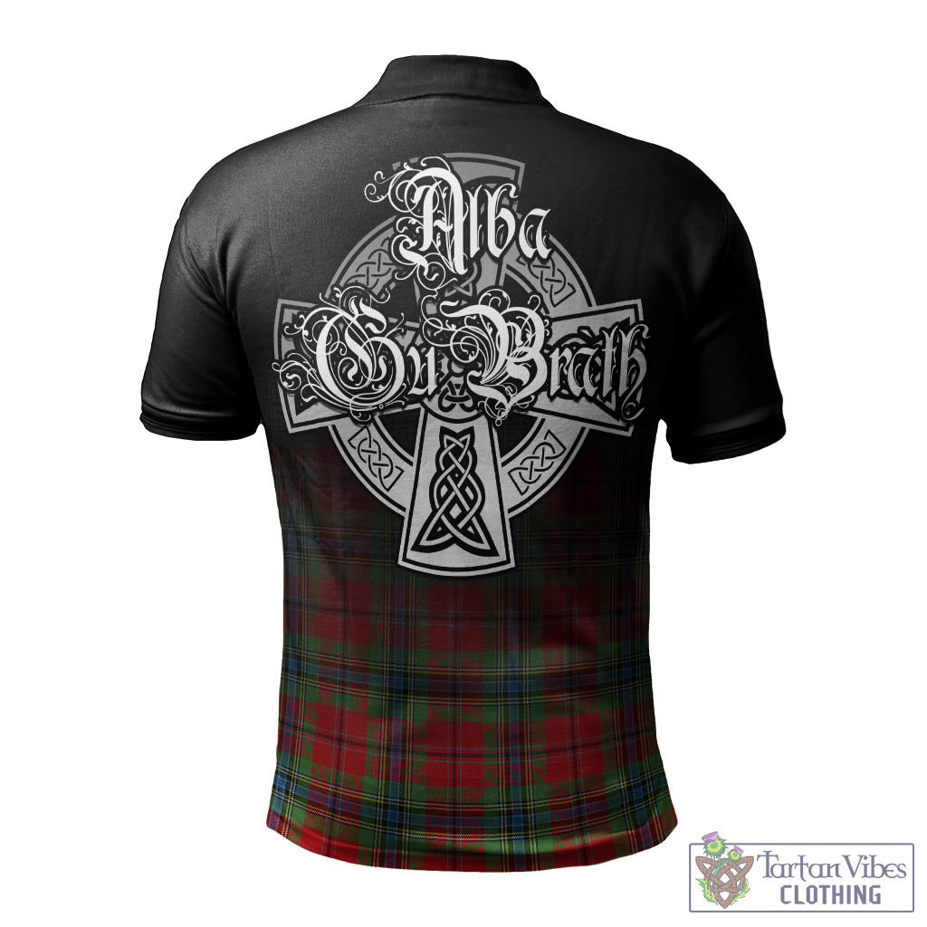 Tartan Vibes Clothing MacLean of Duart Modern Tartan Polo Shirt Featuring Alba Gu Brath Family Crest Celtic Inspired